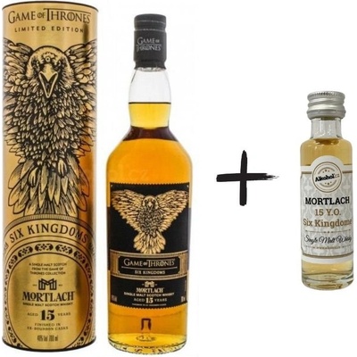 Mortlach Game of Thrones Six Kingdoms LE 15y 46% 0,7 l + miniatura (tuba)