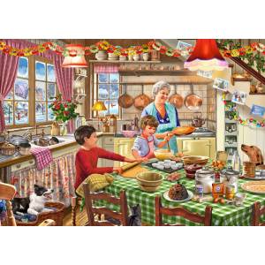 Bluebird Puzzle - Puzzle Grandma Christmas Baking - 2 000 piese