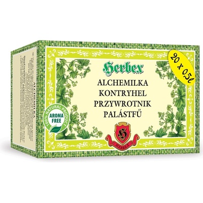 Herbex ALCHEMILKA OBYČAJNÁ bylinný čaj 20 x 3 g