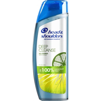 Head & Shoulders Deep Cleanse Oil Control with Citrus šampón na vlasy proti lupinám 300 ml