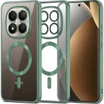Techsuit Калъф за Xiaomi Redmi Note 15 Pro+ 5G / Poco M8 Pro 5G - Luxury Crystal MagSafe - Techsuit - Зелен (KF2364217)