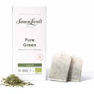 Simon Levelt BIO Pure Green - зелен чай, 20 пакетчета (8711138671629)