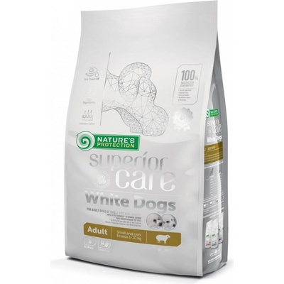 Natures P Superior care white dog adult lamb Small & Mini 1,5 kg
