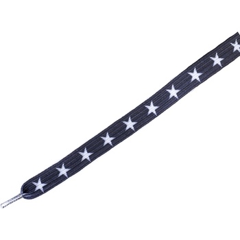 Tobby stars / Детски плоски еластични връзки за обувки - черни 95 см (040631)
