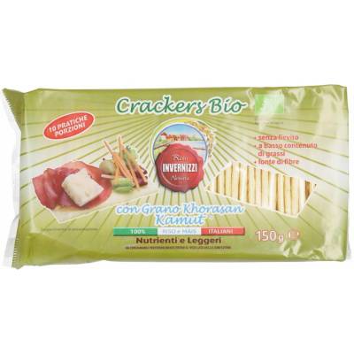 Invernizzi Bio Krekry Z Kamutu 150 g