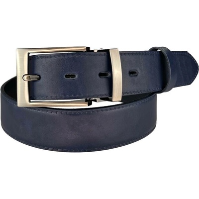 Penny Belts pánský kožený opasek 35-020-3-56 modrý