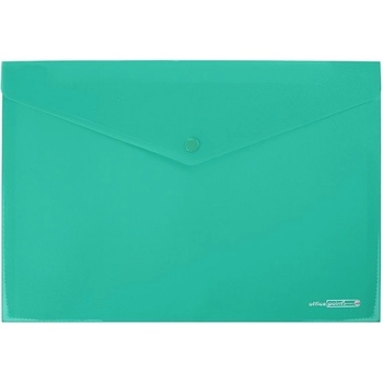 Папка джоб с копче Office Point de Luxe Зелен А4 (1303078-03-3461100-04)