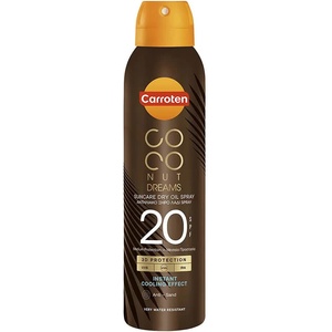 Carroten Dry Oil SPF 20 sunscreen 150ml - Golden (White)