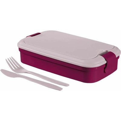 Curver Box Curver® Lunch&Go 1300 ml, obedár, fialový. dóza s príborom