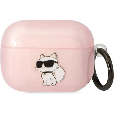 Karl Lagerfeld Кейс Karl Lagerfeld KLAPHNCHTCP за AirPods Pro, розов / розов, Ikonik Choupette (KF001572-0)