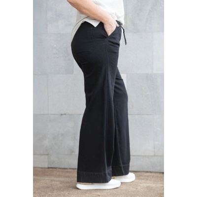 Džíny do gumy PALFI black F578-2 Černá