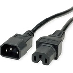 Roline Power cable C14 to C15 extension, 1m, 19.99. 1121 (19.99.1121)