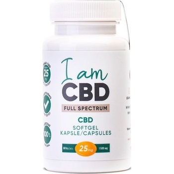 I am CBD Full spectrum CBD 1500 mg 60 kapslí