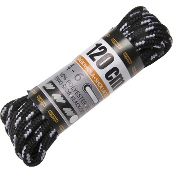 Image 1 of Bennon Laces Black-Grey Box 120 cm