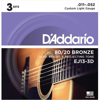 D'Addario EJ13-3D Струни за акустична китара (EJ13-3D)