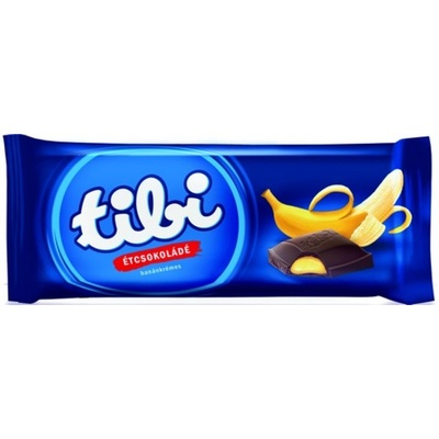 Tibi čokoláda horká -banán 100 g