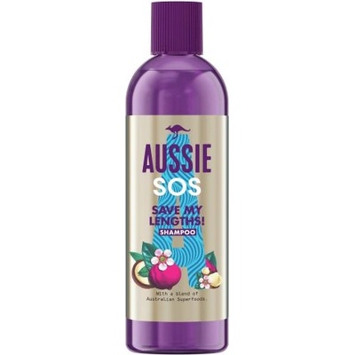 Aussie SOS Save My Lengths! Shampoo 290 ml възстановяващ шампоан за дълга увредена коса за жени