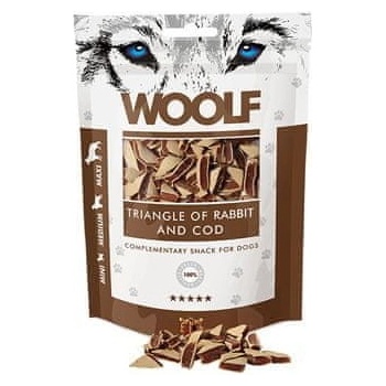 Woolf pochoutka Rabbit and Cod Triangle 100 g