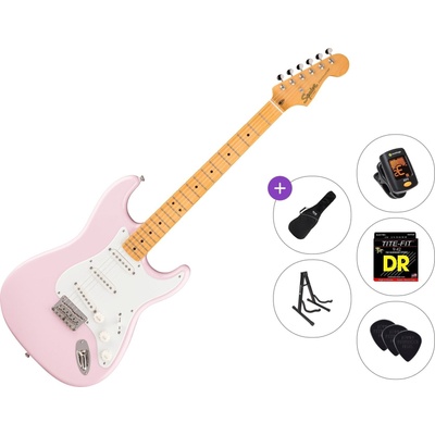 Squier Classic Vibe '50s Stratocaster HT MN Standard SET Shell Pink Електрическа китара