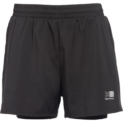 Karrimor Дамски къси панталони Karrimor 2 in 1 Running Shorts Womens - Black