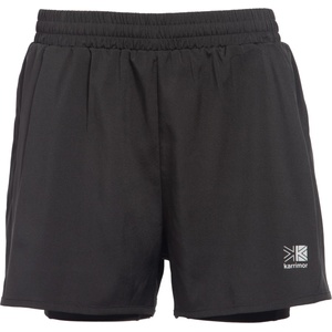 Karrimor Дамски къси панталони Karrimor 2 in 1 Running Shorts Womens - Black