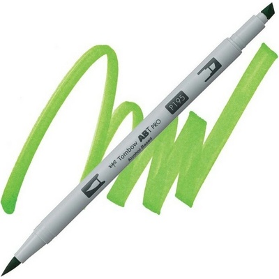 Lihová oboustranná fixa TOMBOW ABT PRO, Light Green (195)