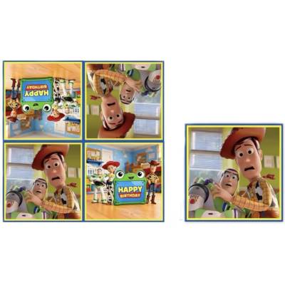 TOY STORY 5 ubrousky 10 ks 33x33 cm