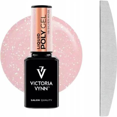 Victoria Vynn Liquid Poly gel na nehty odstín stříbrná mlha 05 15 ml