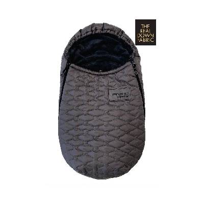 Pinkie péřový zimní fusak Superfine Dark Grey 0-12měs