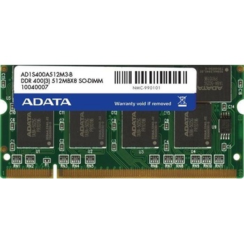 ADATA SODIMM DDR 512MB 400MHz AD1S400A512M3-S