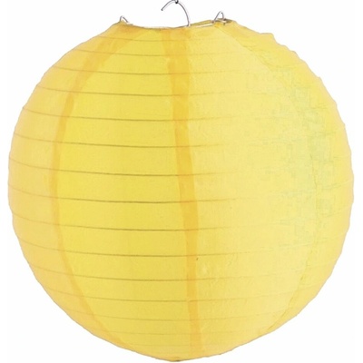 Nylonový lampion 30 cm, žlutá