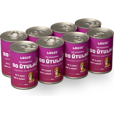 Louie Konzerva do útulku 8 x 400 g