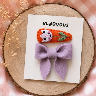 Sponky Vlnovous Tulipány & Mašle