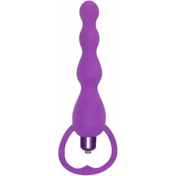 Image 1 of X Fun Вибро анална броеница "tok anal purple" 15 см