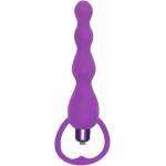 X Fun Вибро анална броеница "tok anal purple" 15 см