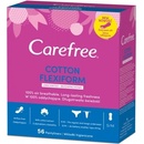 Hygienické vložky Carefree Cotton Flexiform slipové vložky 56 ks