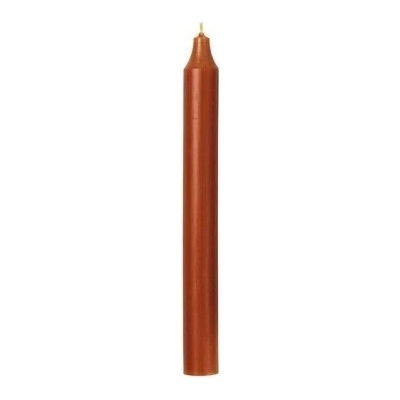 Krátká svíčka průměr 2,1 cm doba hoření 8 h Broste RUSTIC - terracotta