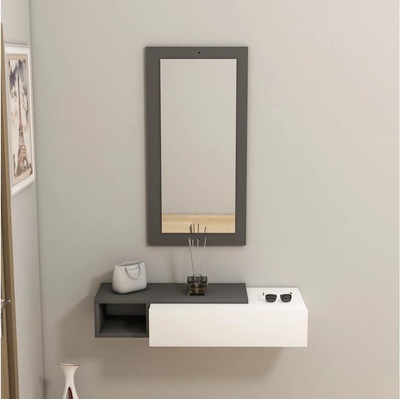 Hanah Home Sideboard Vien - Anthracite, White Anthracite White