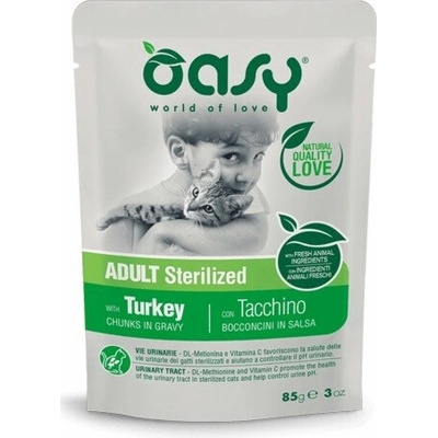 OASY Chunks in gravy Sterilized Turkey 85 g