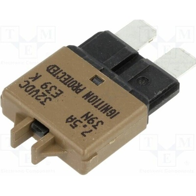 GLOSO E39-75K-2-01 Pojistka: resetovatelná; 20,05mm; automobilová; 7,5A; 32VDC