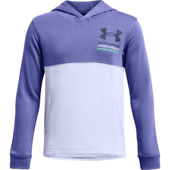 Under Armour Суитшърт с качулка Under Armour UA Boys Rival Terry Hoodie-PPL 1383132-561 Размер YXS