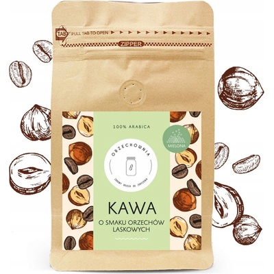 Orzechownia Káva s příchutí lískových oříšků mletá 200 g
