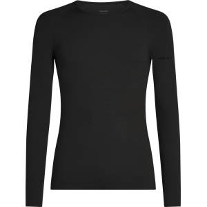 Icebreaker Мъжко мериносово термобельо Icebreaker Merino Blend 260 Zoneknit Seamless L/S Crewe Merino base layer - Black - размер XL (015-2405-0114)