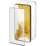 Cellularline Калъф с Протектор за Samsung S23 Ultra, CellularLine Protection Kit, Прозрачен (PROTKITGALS23UT)