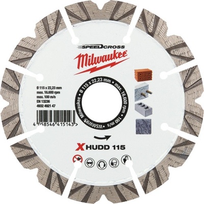 Milwaukee Diamantový rozbrušovací kotouč 115 mm 4932492147