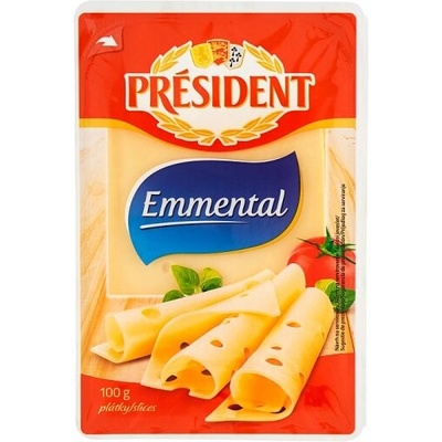 PRÉSIDENT Emmental plátky chlaz 100 g