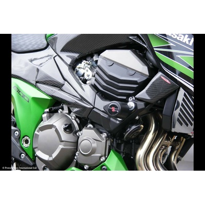 Kawasaki Z800 13-16 Padací protektory motoru Powerbronze - 6 barev - anodizovaná zelená (elox)