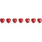 TITANUM Self-adhesive crystals heart beads 77pcs
