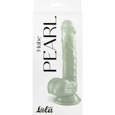 Mabe Pearl Perleťové dildo White
