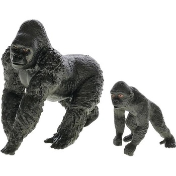 Mikro Зооландия горила мъжки/женски с малки 5, 5-10, 5см